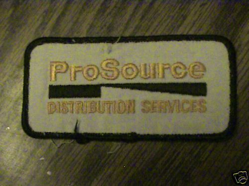 Prosource distribution service,co.collectable patch