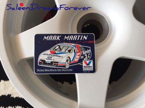 1995 mark martin valvoline nascar racing race car decal nos ford cummins