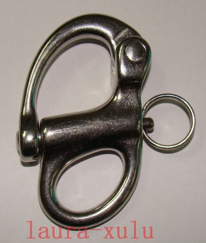 Free us shipping 2"   316# stainless steel snap shackle sailing boat yacht ss025