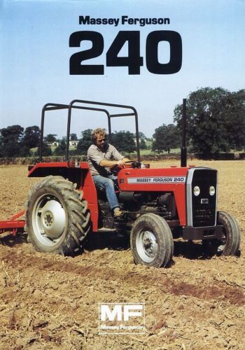 Massey ferguson mf 240 parts manual 130pgs for mf240 tractor repair &amp; service