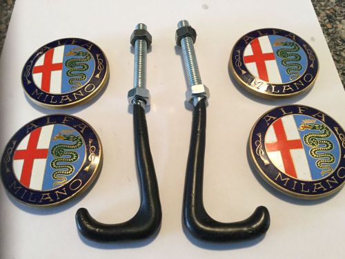 Alfa romeo spider s3 &amp;s4 hard top mounting hooks 86 to 94