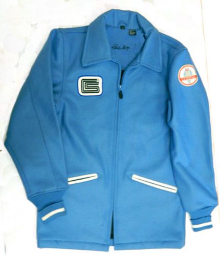 Shelby cobra world championship team jacket, original blue wool shell,  size l