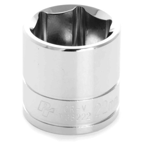 Performance tool w38222 socket socket-3/8'' dr 6pt std. 22mm