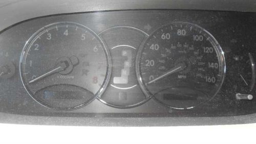 05 06 avalon speedometer cluster limited w/adaptive cruise 50669