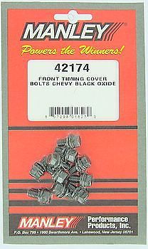 42174 manley front timing cover bolt kit sb chevy &amp; bb chevy