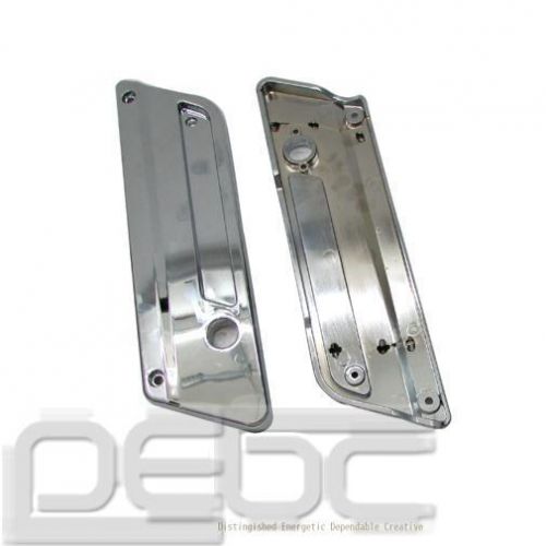 94-12 harley davidson hard saddle bag chrome plated latch covers touring model