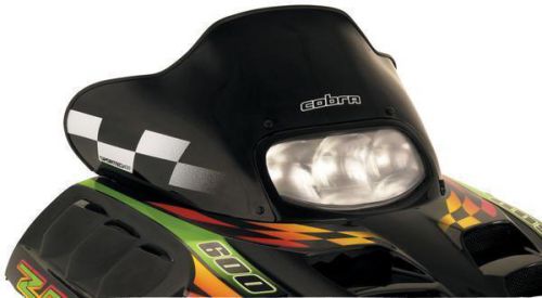 Powermadd - 12620 - cobra windshield, 13in. - black/white checks