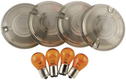 Biker's choice turn signal lens kit smoke 161033