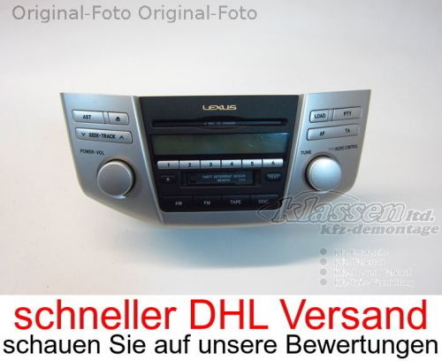 Radio cd player lexus rx 300 05.03-12.08 pioneer 86120-48530