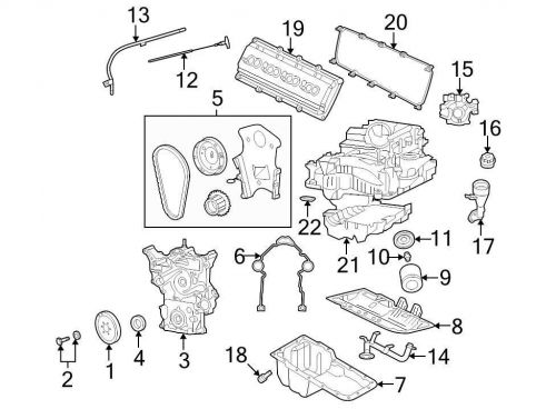 Chrysler oem dodge engine crankshaft seal 05015705aa image 4