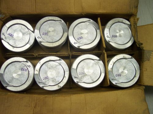 Nos ertel ford mercury 8 1004p 1004-p 4" bore .030 over aluminum alloy pistons