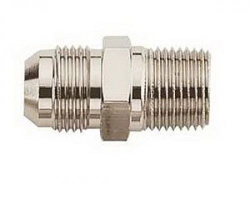 Aeroquip fce2004 nickel-plated aluminum -6an male to 1/4" npt male straight