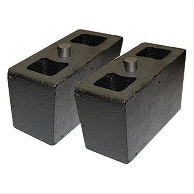 Pro comp lift blocks cast iron 2.5" lift 2.5" wide 9/16 pin dia. rear universal