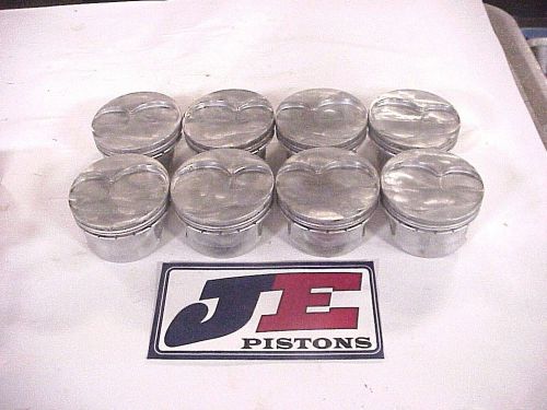 Diamond 18° forged gas ported pistons 4.142"-1.062-927 sb chevy la17 clements
