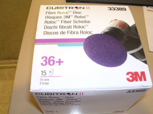 3m cubitron ii roloc 3" 36 grit grinding disc,
