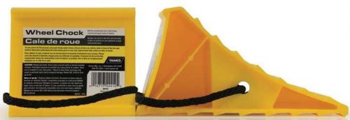 Camco rv 44472 yellow tire wheel chock with rope