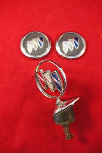 1991-96 buick park avenue hood ornament emblem oem chrome 91 92 93 94 95 96