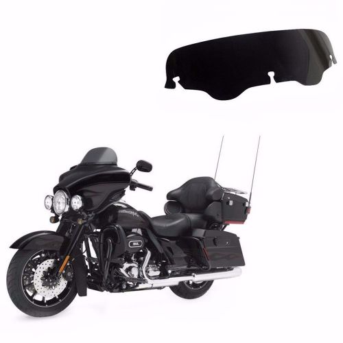 Smoke 4" windshield windscreen for harley touring electra street glide flht flhx