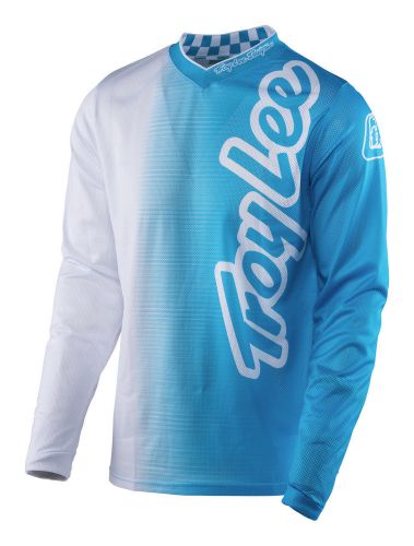 Troy lee designs 2017 gp air youth jersey 50/50 white 30612910*
