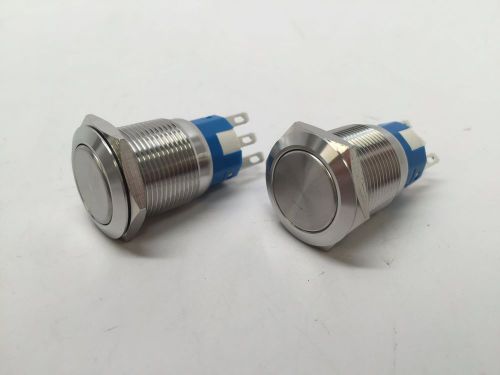 2 of marine boat car trailer stainless steel304 12v 5a on-off push switch button