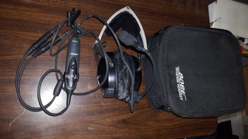 Bose noise cancelling aviation headset