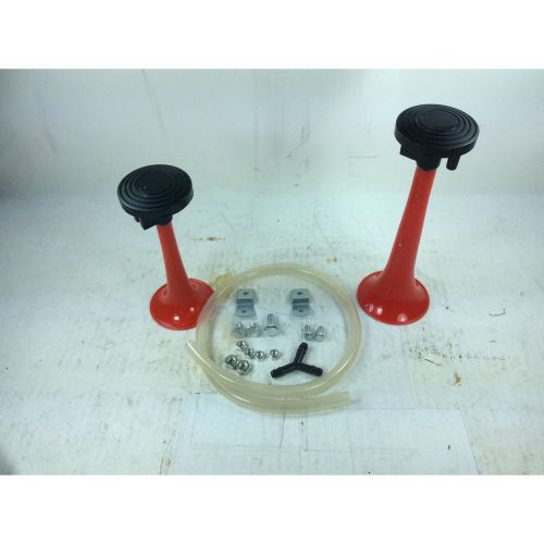 Evac2 dual trumpet train horn kit with compressor