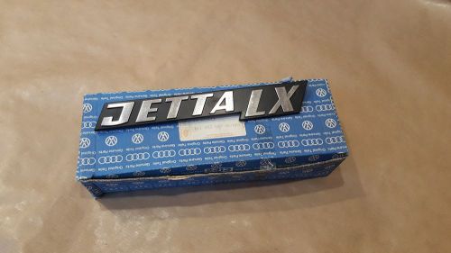 Vw jetta lx mk1 emblem rear, badge, schriftzug neu genuine vw