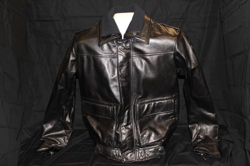 Porsche genuine oem leather jacket black wap-974-00l-0b