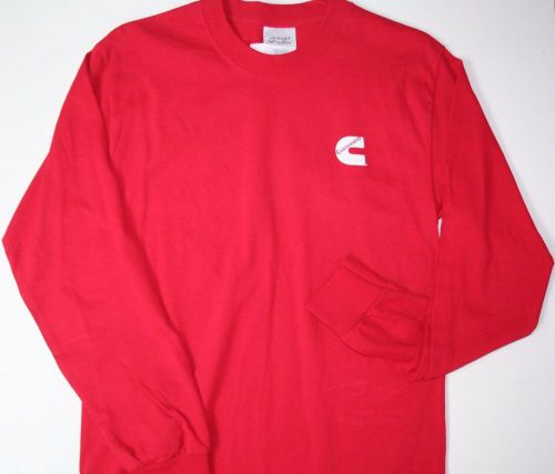 Cummins dodge diesel red long sleeve t shirt top new tee apparel s m l xl 2x 3x