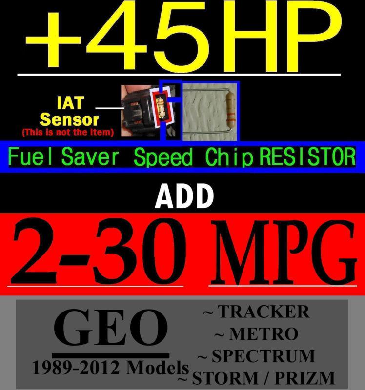 speed chip fuel saver resistor  geo tracker / storm / prizm / metro / spectrum