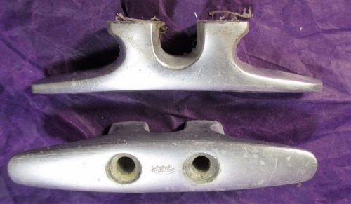 1 pr aluminum cleat cleats merriman rope sailboat sail boat dinghy yacht line