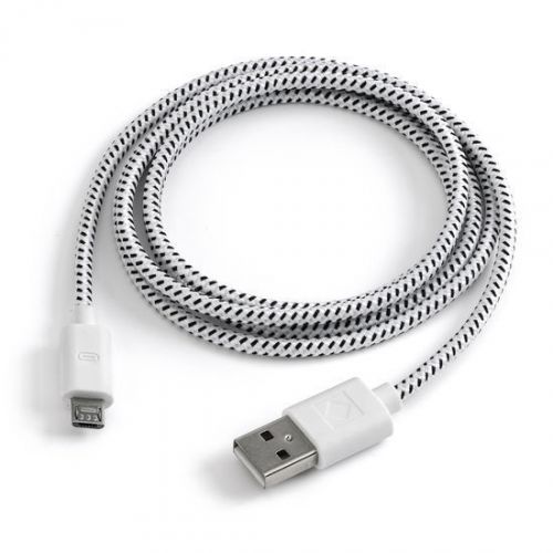 Carwires m404-wht micro-usb to usb charge &amp; sync cable (4 ft.)