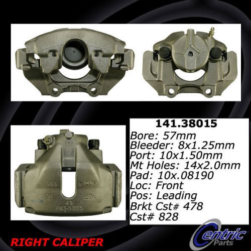 Disc brake caliper-premium semi-loaded caliper centric fits 00-02 saab 9-3