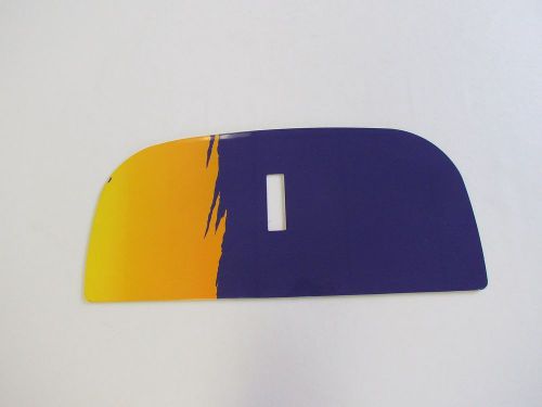 Powerquest 260 sls glove box door purple / yellow 20&#034; x 8 7/8&#034; marine boat