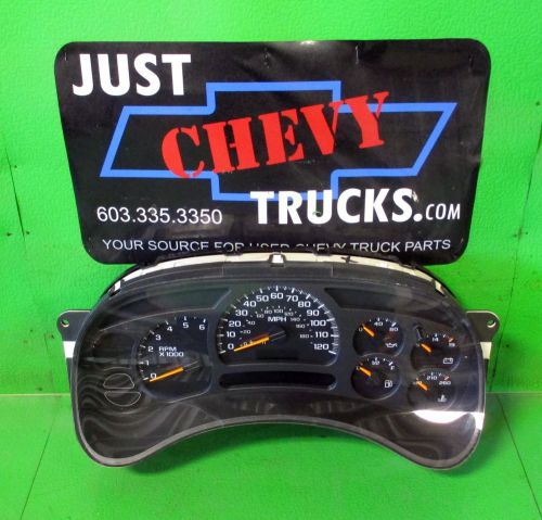 03 04 05 chevy silverado gmc sierra speedometer instrument gauge cluster 234k