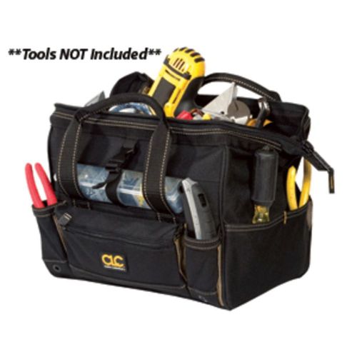 Clc 1533 12 tool bag w/ top-side plastic parts tray