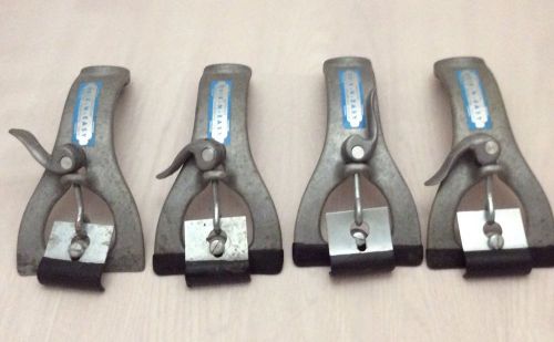Vintage quik n easy aluminum (set of 4) roof rack clamps
