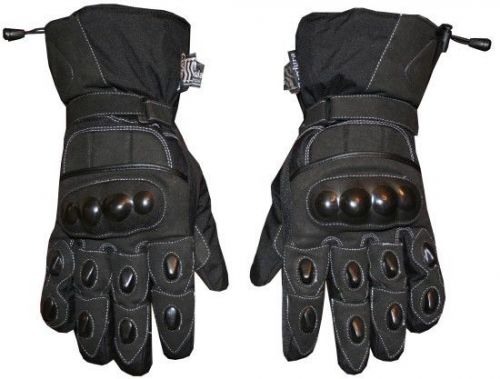 New mens motorcycle bike riding gloves black size s