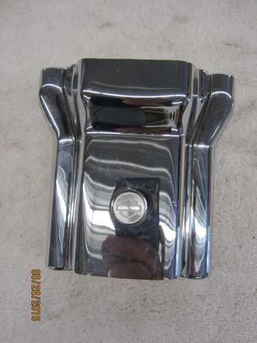 Oem harley sportster custom 5" chrome handlebar risers, trim cover ,dyna ,xl,fxd