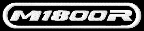 M1800r font iron on patch aufnäher parche brodé patche toppa m1800 r intruder