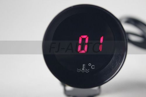 37mm micro black water temperature gauge/racing water tempera meter w/sensor