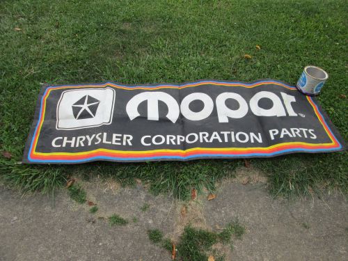 Mopar 6&#039; x 2&#039; banner flag plymouth dodge chrysler ram truck challenger charger