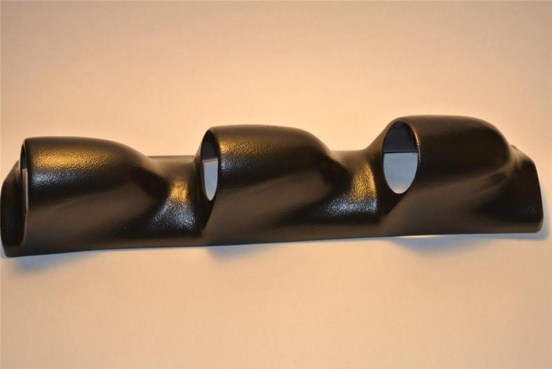 Universal black a pillar  triple gauge holder 52mm 2 inch 2"