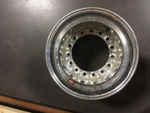 Used weld wheel 14&#034; 7 off wide 5 late model | 7&#034; offset coined center