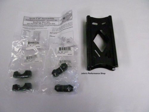 Arctic cat black 6.5 in. handlebar riser kit 5639-883