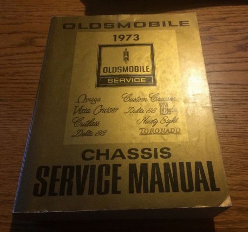 73 1973 oldsmobile chassis service manual
