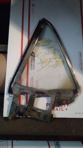 64-66 ford mustang quarter window, coupe, clear glass, left, driver side