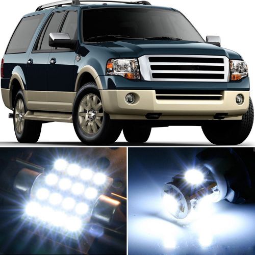 Premium xenon white led lights interior package upgrade for ford expedition