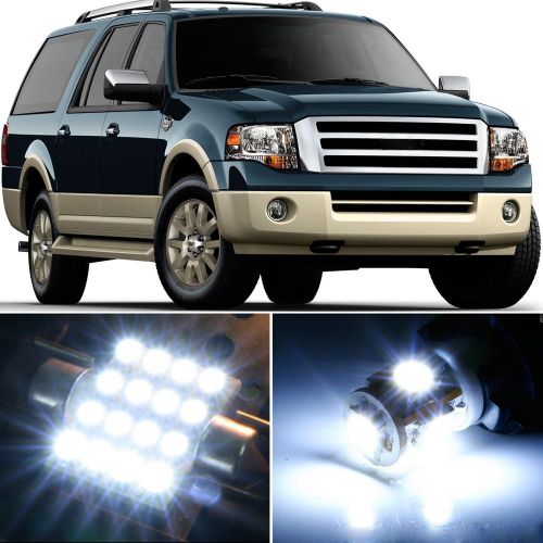 Premium xenon white led lights interior package upgrade for ford expedition