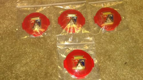 New 1955 1956 55 56 ford/t’bird plastic wheel cover centers (set of 4)